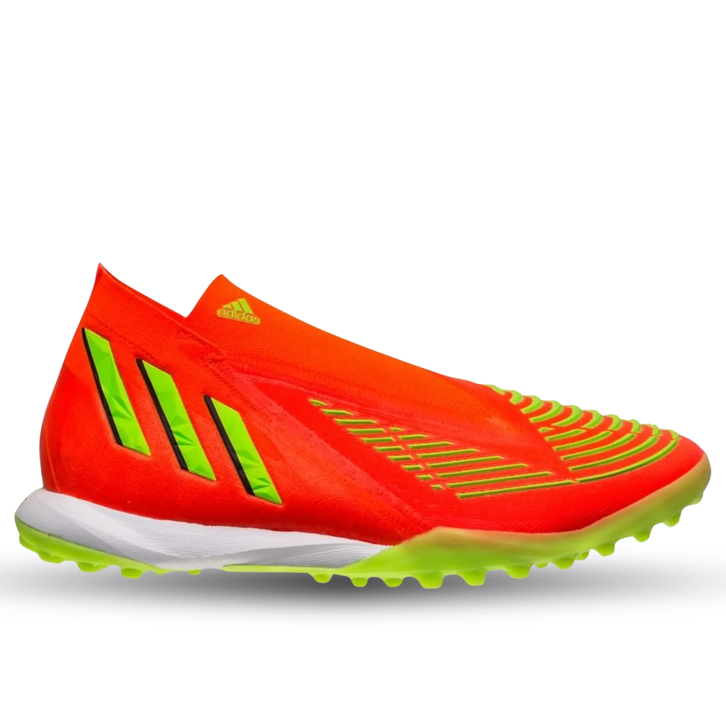 adidas Predator Edge.1 Turf Soccer Shoes (Solar Red/Solar Green) - Image 5