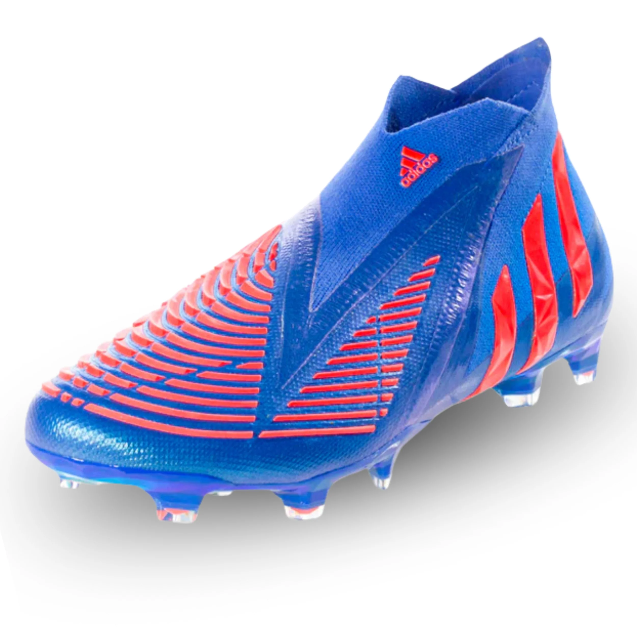 adidas Predator Edge+ FG (Hi-Res Blue/Turbo) - Image 4
