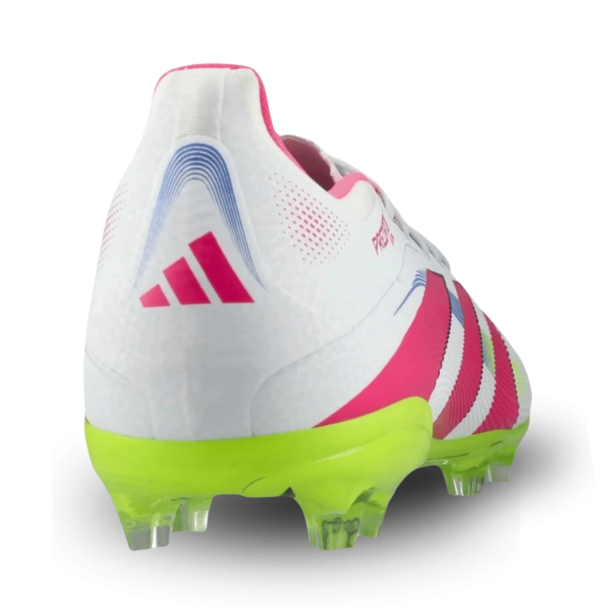 adidas Predator Elite FG J (White/Lucid Pink/Lucid Lemon) - Image 4