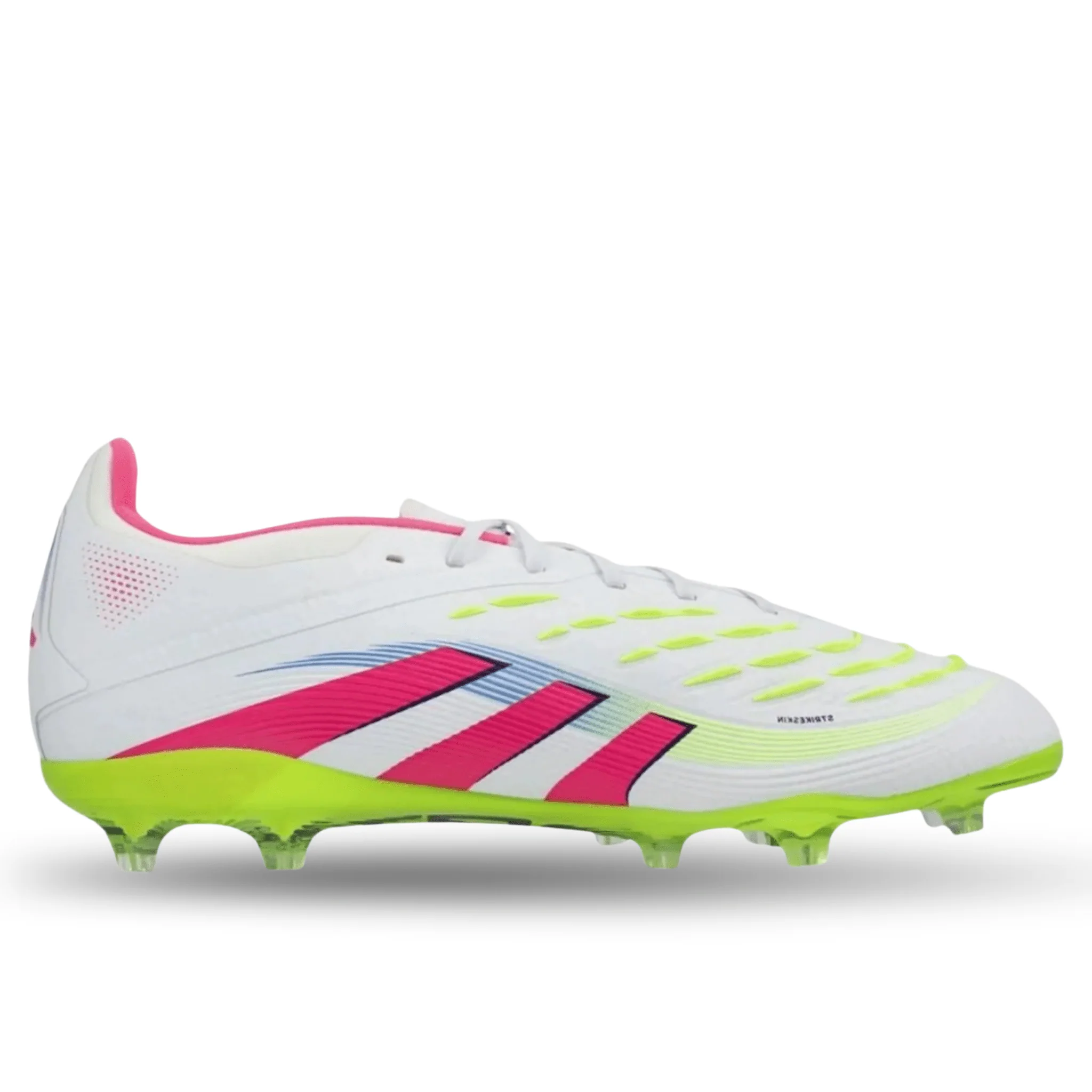 adidas Predator Elite FG J (White/Lucid Pink/Lucid Lemon) - Image 5