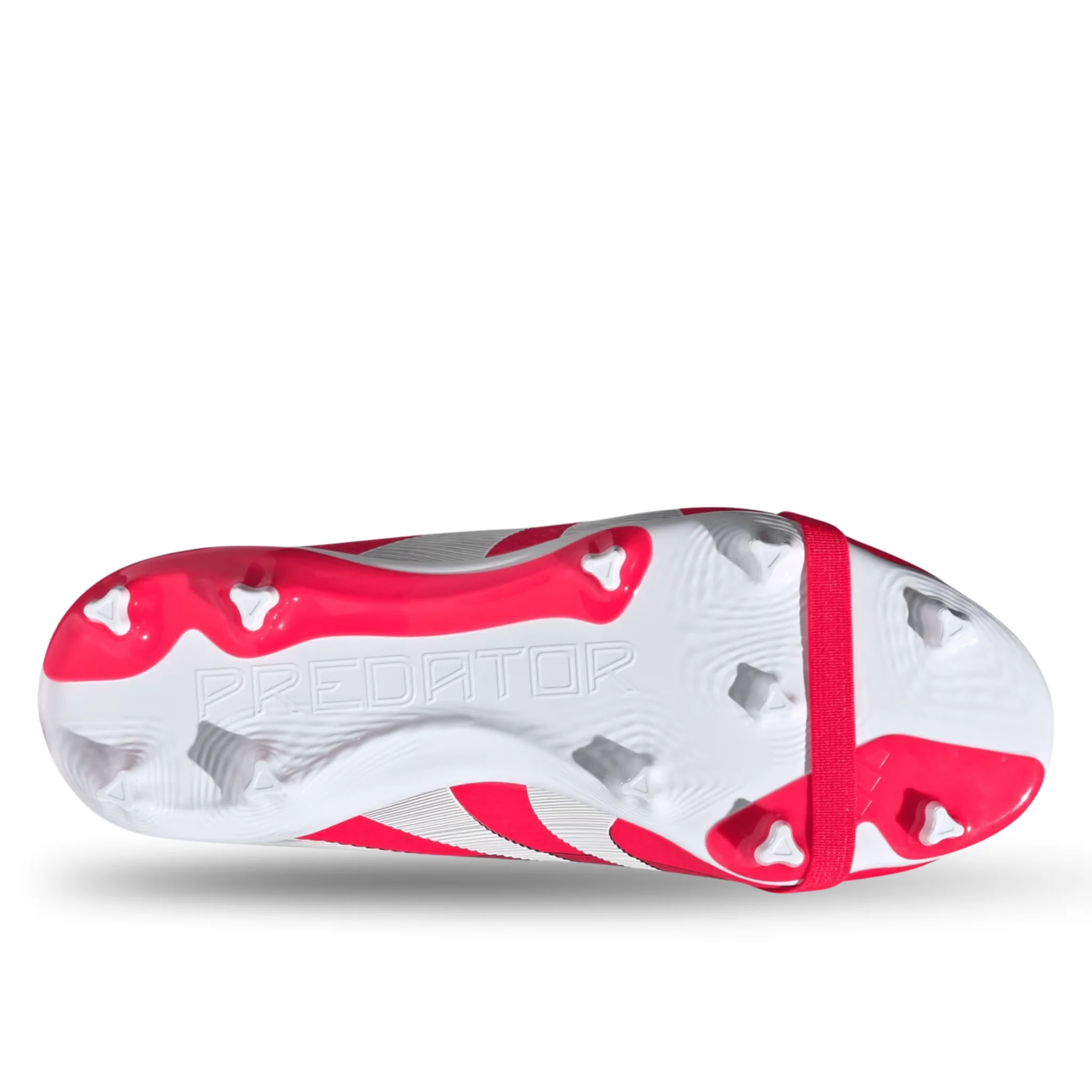 adidas Jr. Predator League FT FG Soccer Cleats (Lucid Red/White/Black) - Image 5