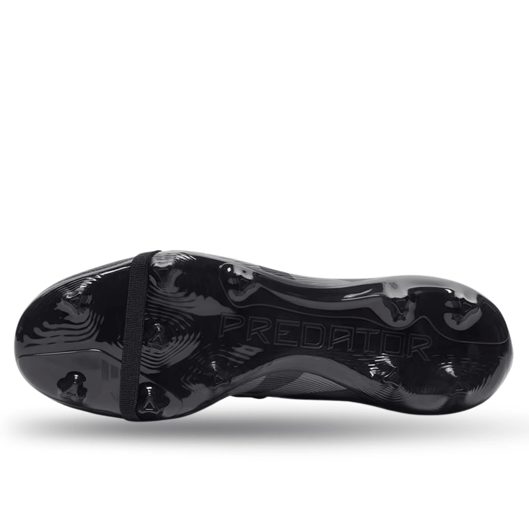 adidas Predator League FT FG/MG Soccer Cleats (Black/Grey/Red) - Image 2