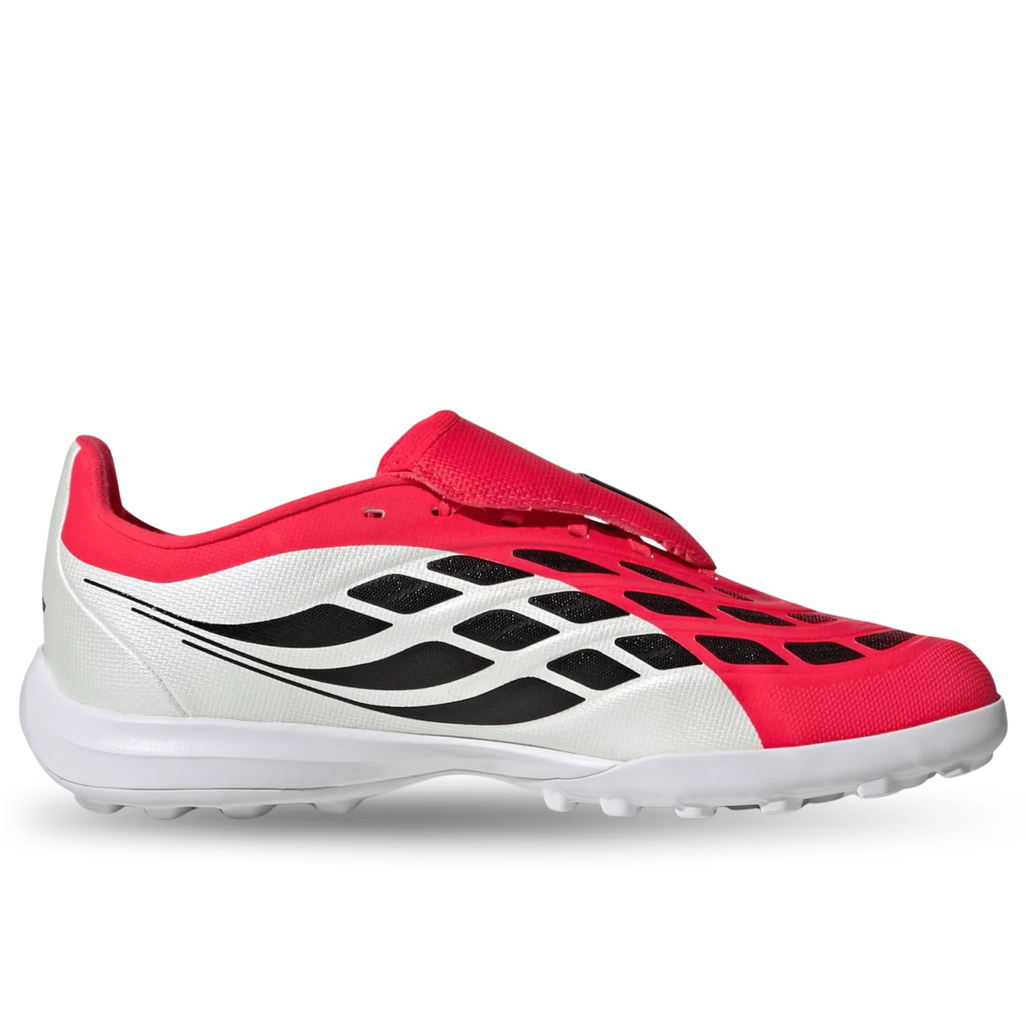 adidas Youth Predator League FT TF Junior Soccer Shoes (Lucid Red/Black/White) - Image 2