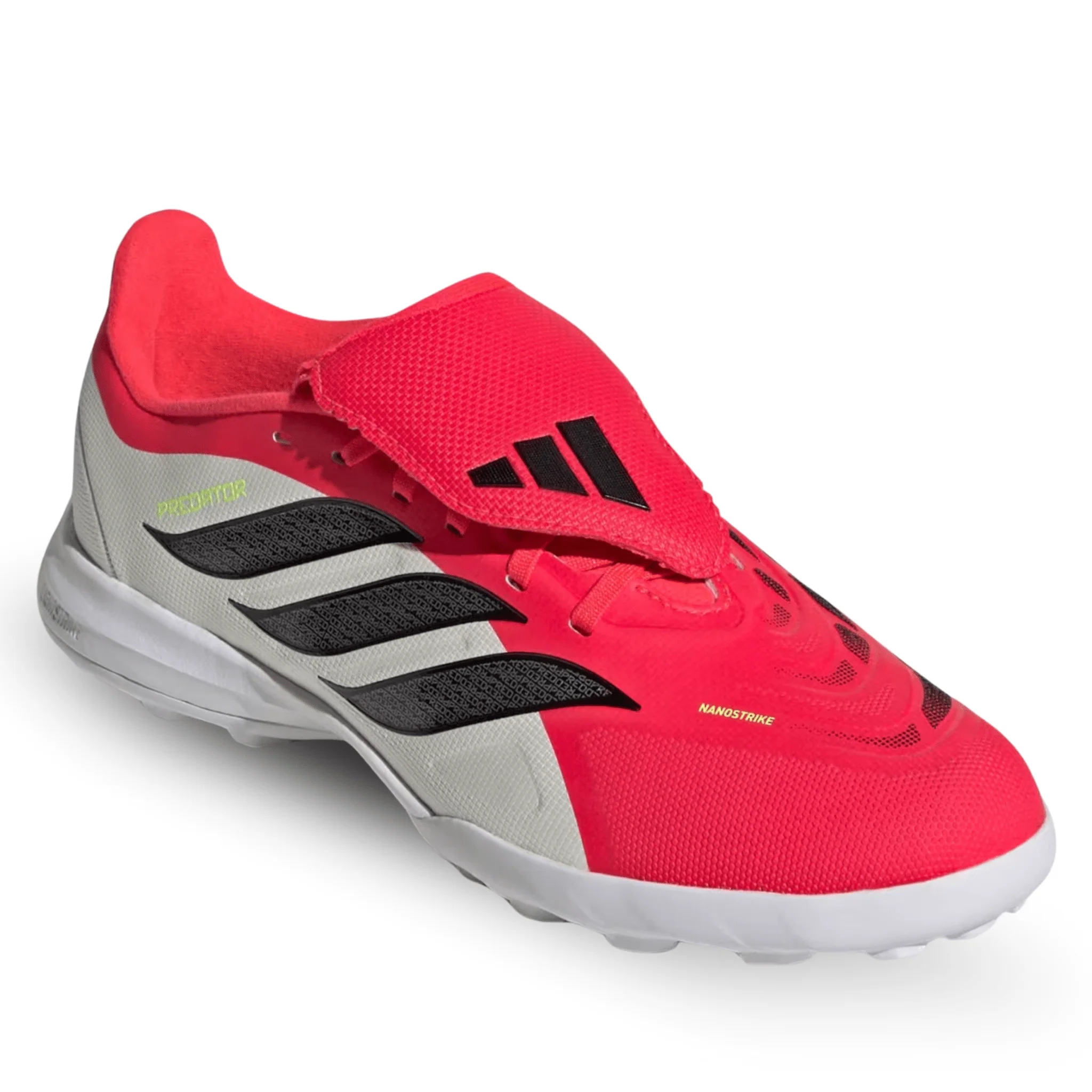 adidas Youth Predator League FT TF Junior Soccer Shoes (Lucid Red/Black/White) - Image 3
