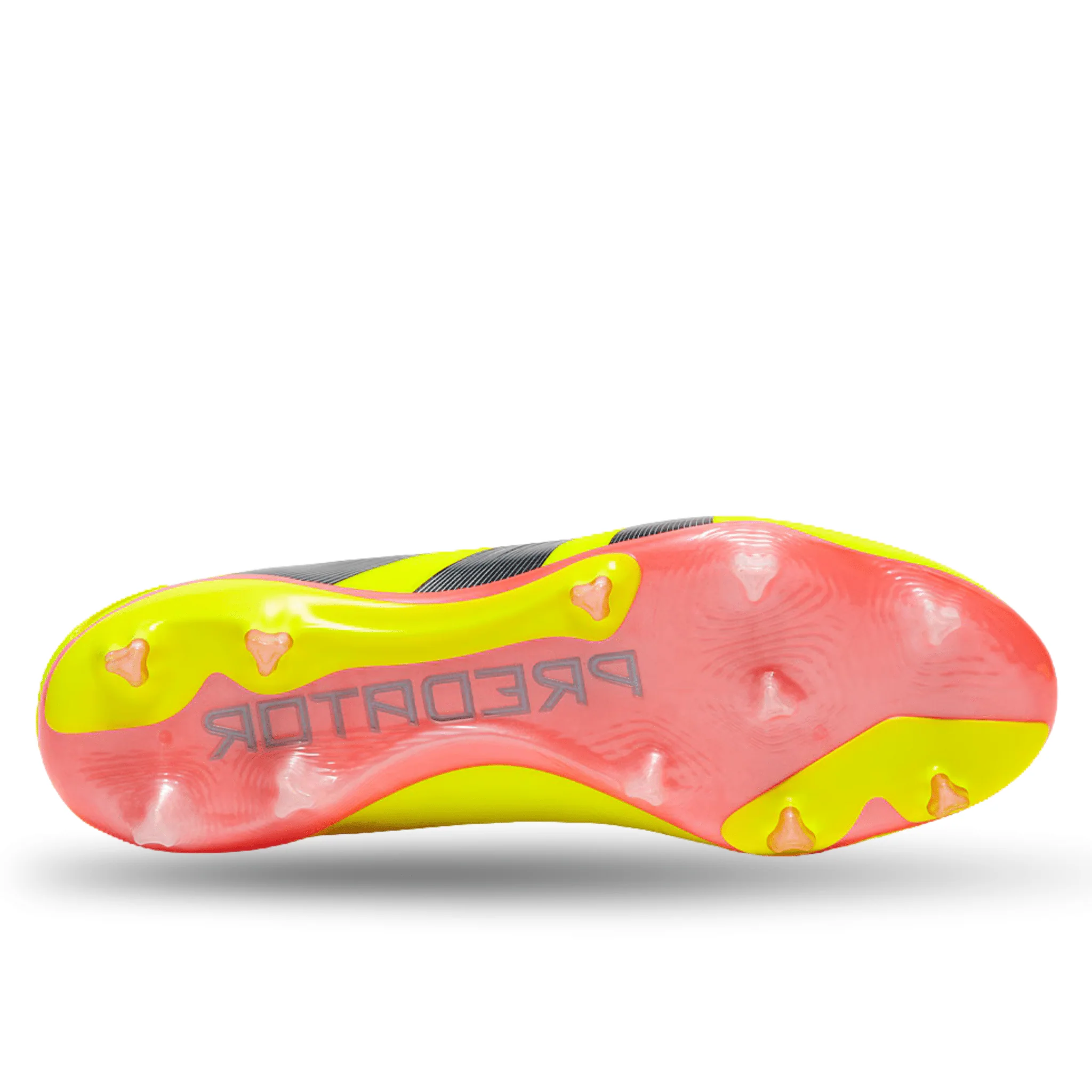 adidas Predator Pro FG Soccer Cleats (Solar Yellow/Black/Solar Red) - Image 2