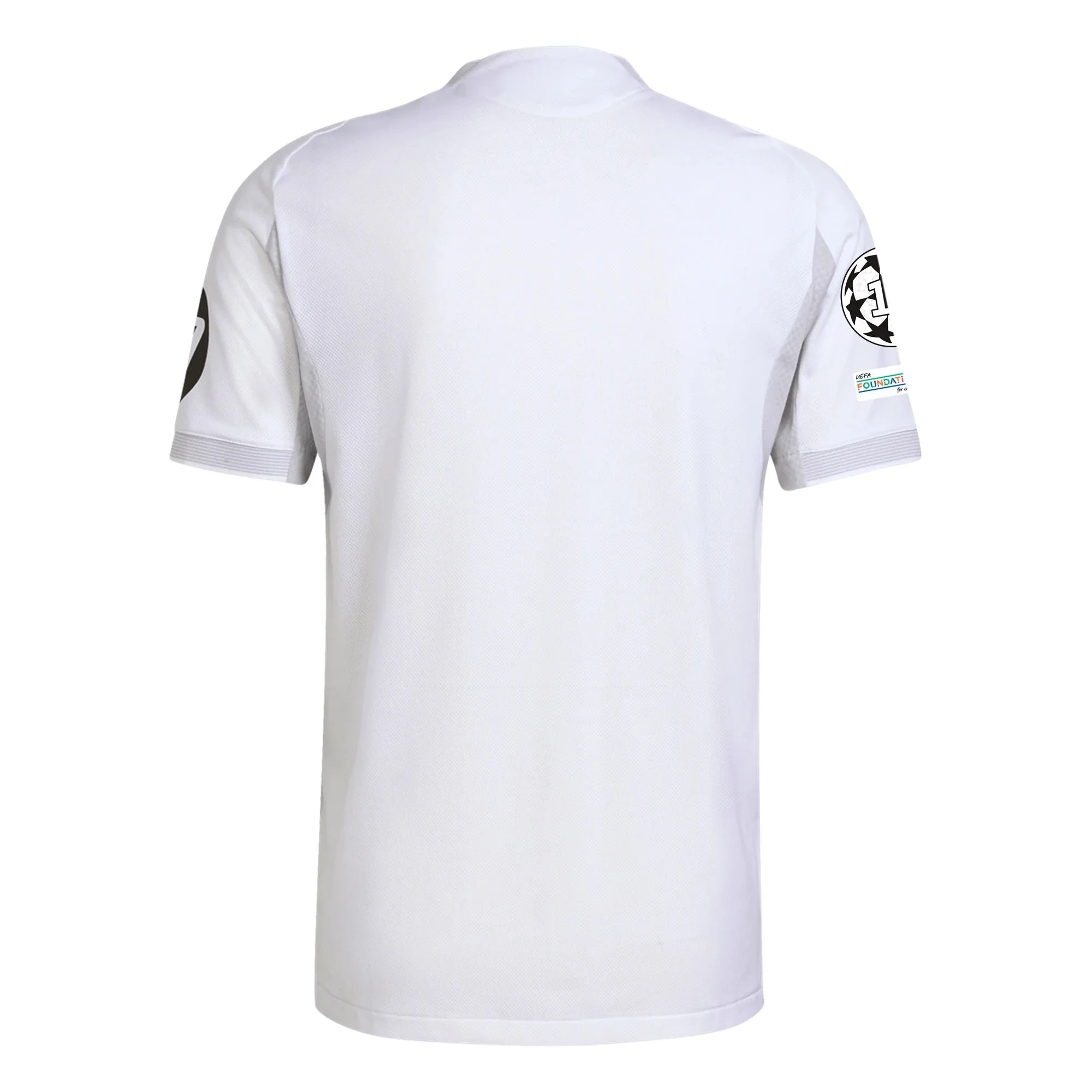 adidas Real Madrid Authentic Home Jersey 25/26 w/ Champions League Patches (White) - Image 2