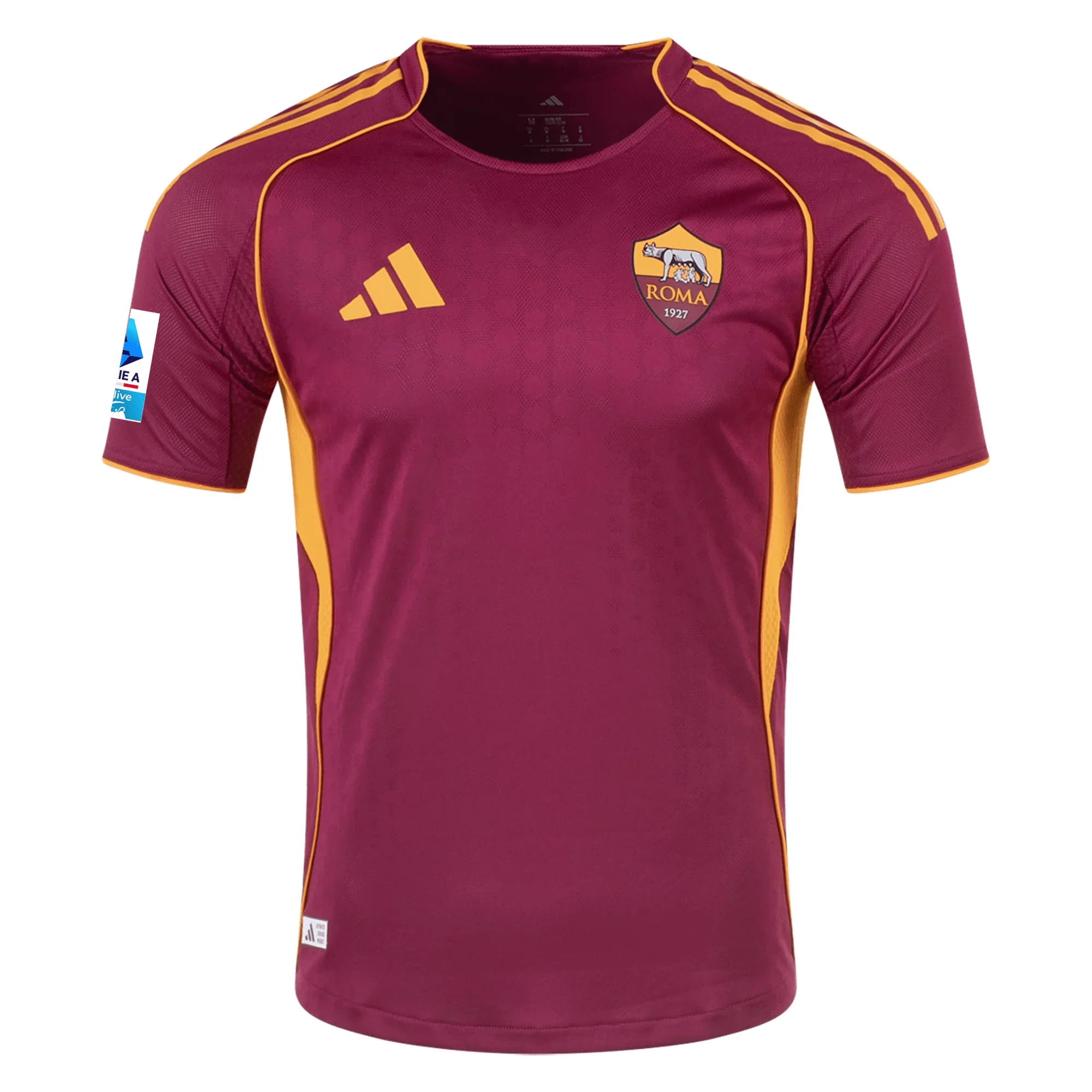 adidas Roma Authentic Evan Ferguson Home Jersey w/ Serie A Patch 25/26 (Burgundy) - Image 2