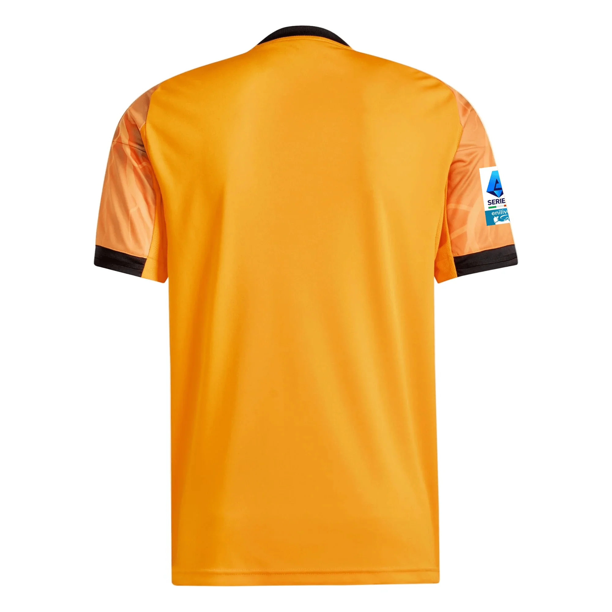 adidas Roma Away Jersey w/ Serie A Patch 25/26 (Orange/Black) - Image 2