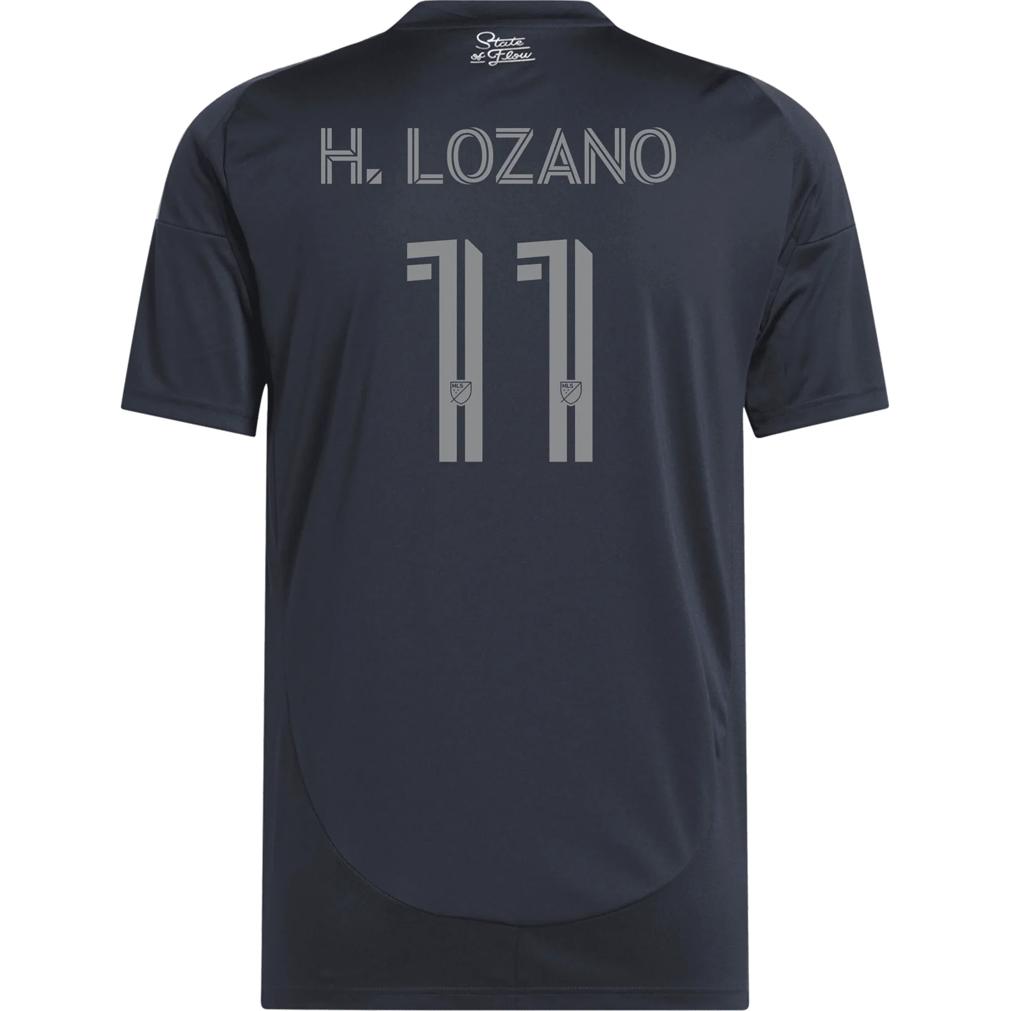 adidas Hirving Lozano San Diego FC Home Jersey w/ MLS + Apple TV Patches 25/26 (Night Navy)