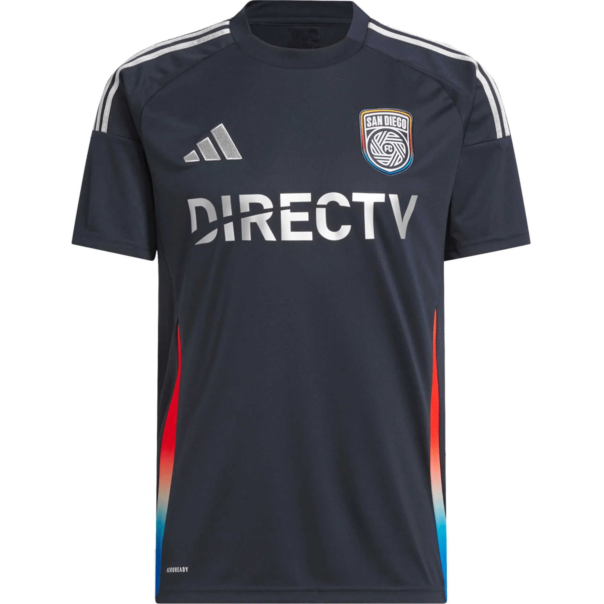 adidas Hirving Lozano San Diego FC Home Jersey w/ MLS + Apple TV Patches 25/26 (Night Navy) - Image 2