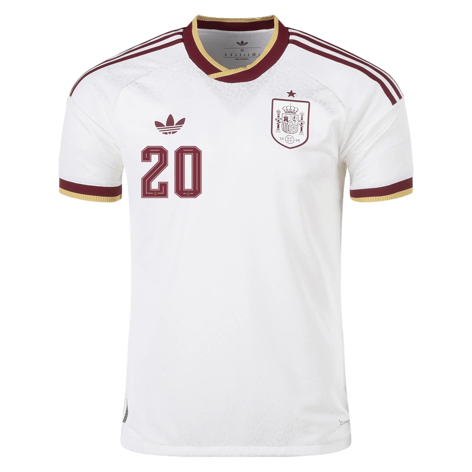 adidas Men's Spain Authentic Pedri Away Jersey 2026 (White) - Image 2