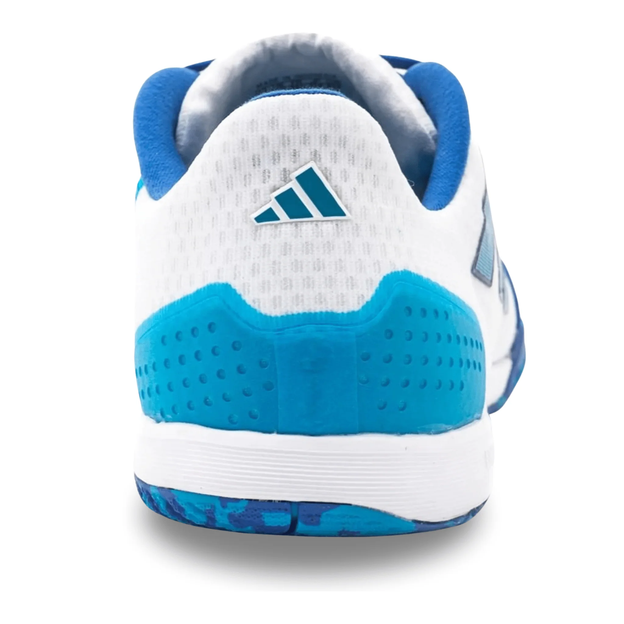adidas Top Sala Competition Indoor Soccer Shoes (White/Bold Aqua/Team Royal Blue) - Image 4