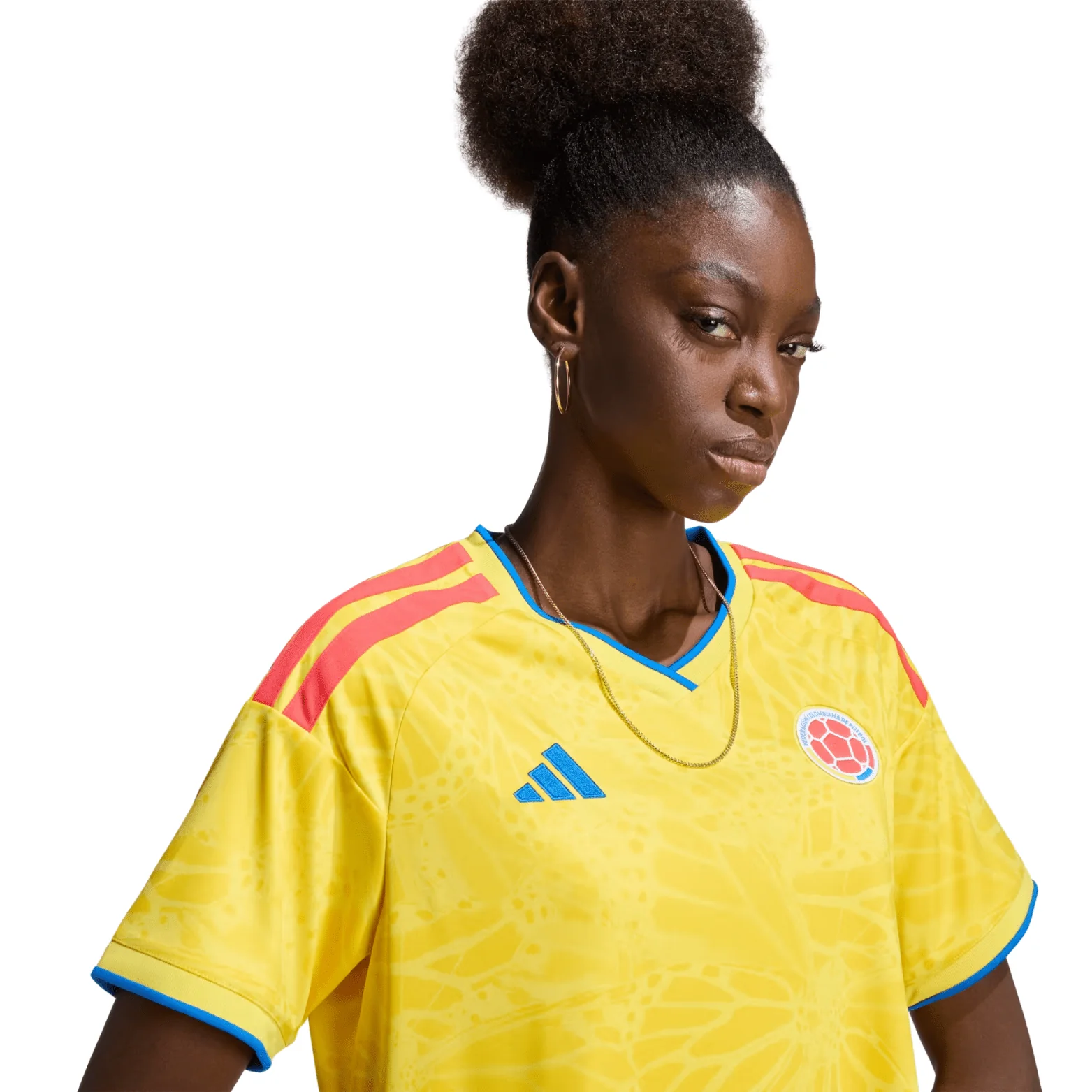 adidas Women’s Colombia 2026 Home Jersey (Impact Yellow) - Image 3