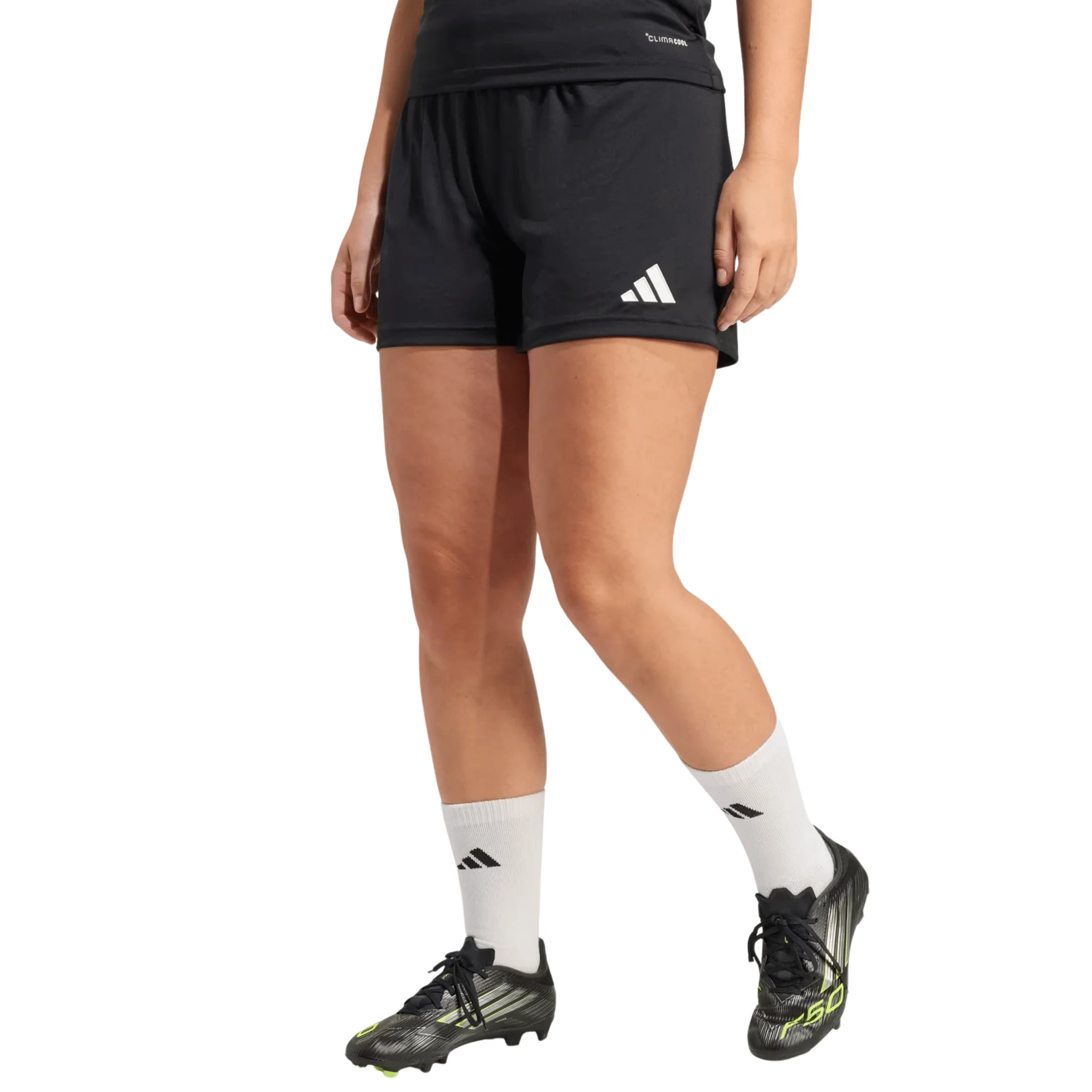 adidas Women’s Entrada 26 Soccer Shorts (Black) - Image 2
