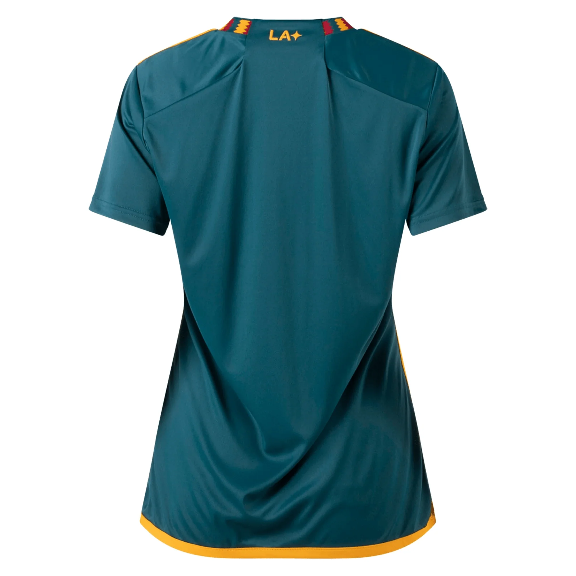 adidas Womens LA Galaxy Away Jersey 23/24 (Mystery Green/Team College Gold) - Image 2