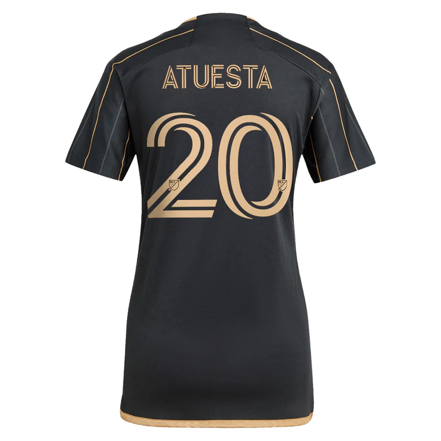 adidas Womens LAFC Eduard Atuesta Home Jersey 24/25 (Black/Gold)