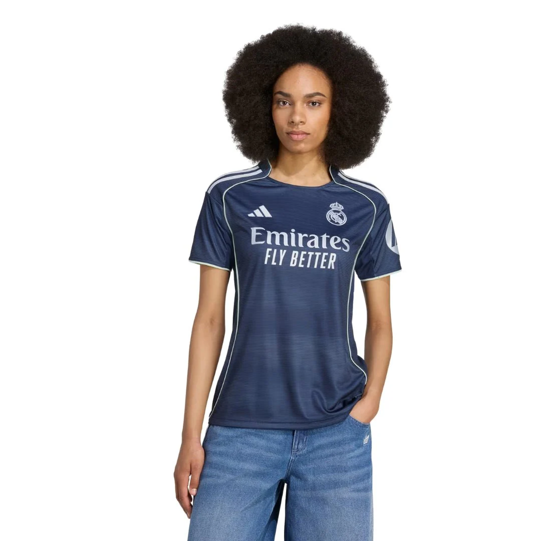 adidas Women's Real Madrid Away Jersey 25/26 (Legend Ink) - Image 3
