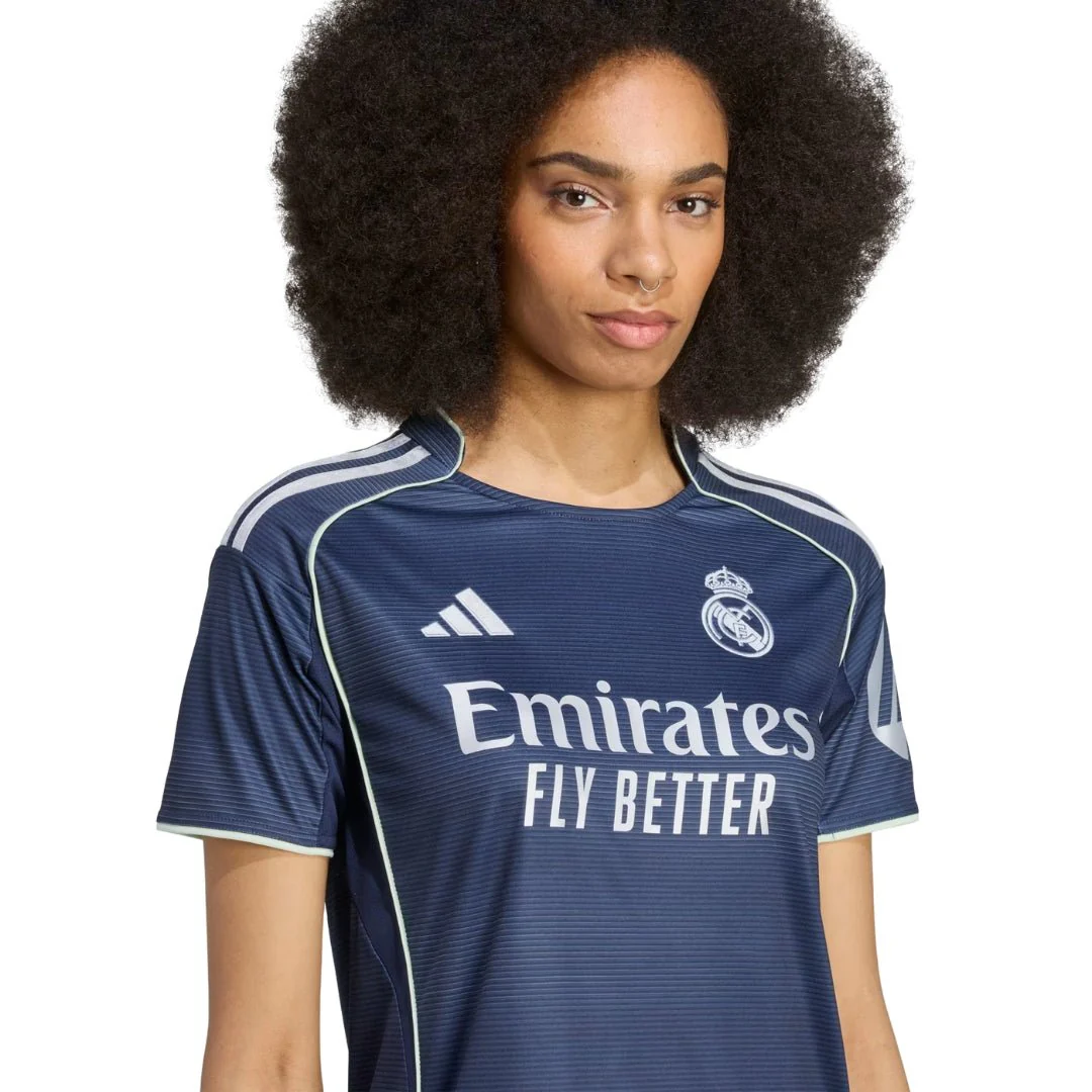 adidas Women's Real Madrid Away Jersey 25/26 (Legend Ink) - Image 6