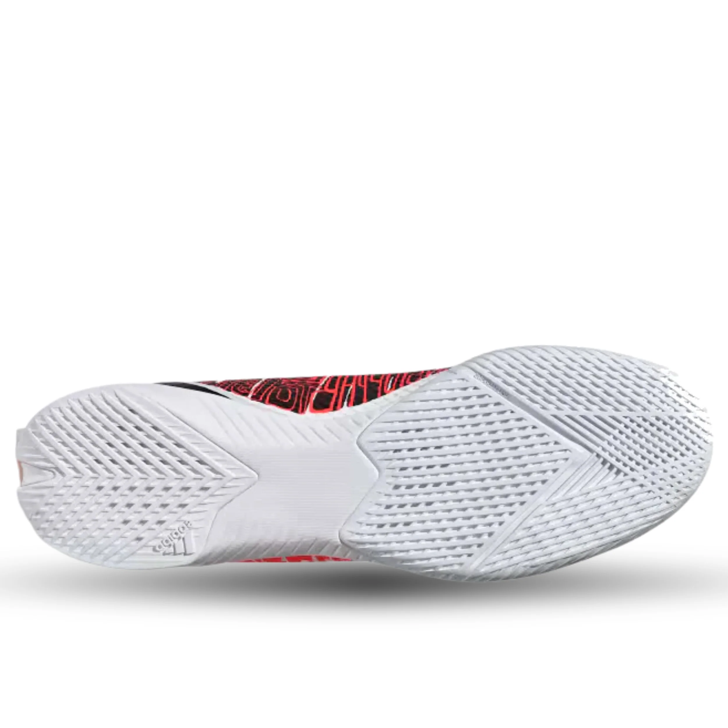 adidas X Speedportal Messi.3 Indoor Soccer Shoes (White/Solar Red) - Image 2