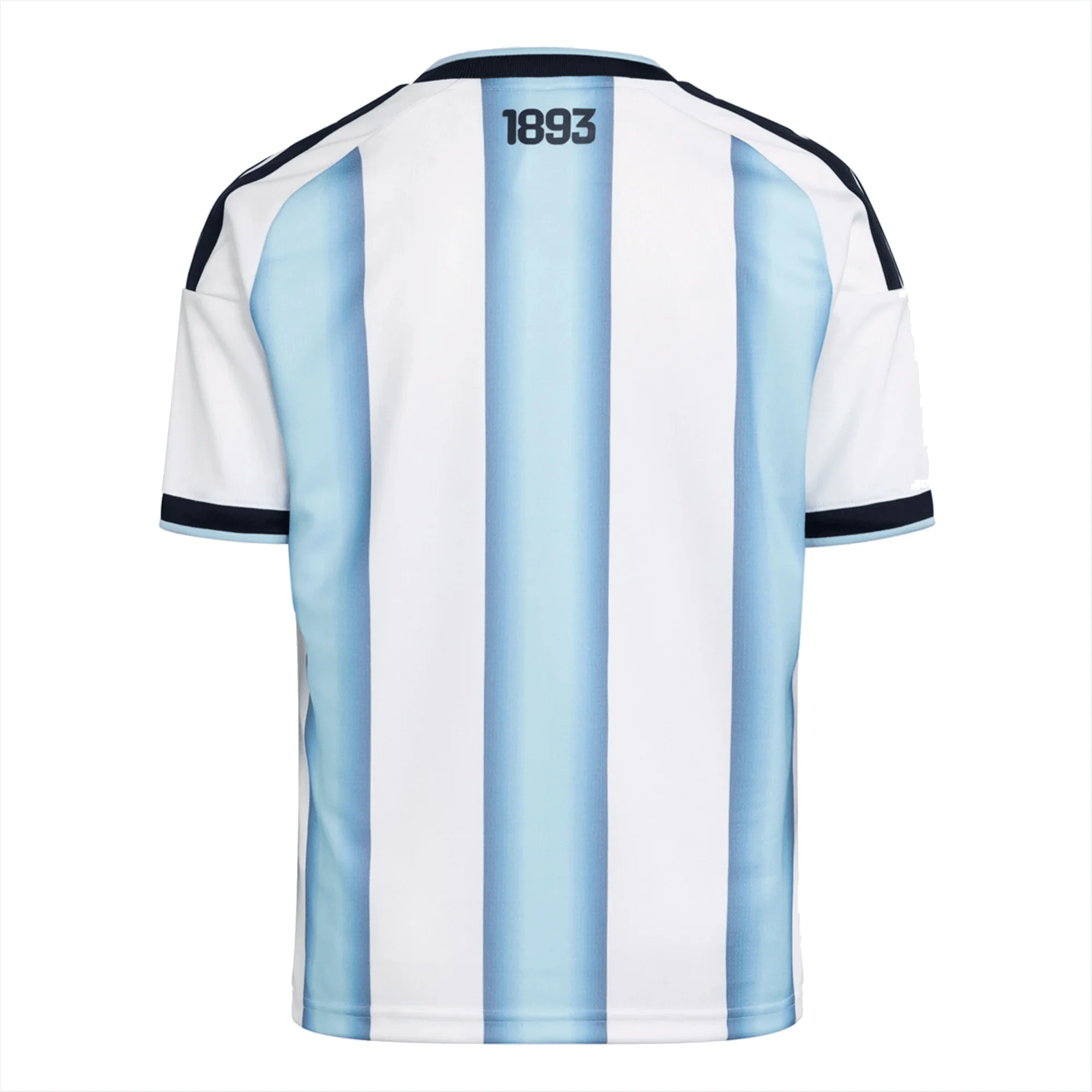 adidas Youth Argentina Home Jersey w/ World Cup Champion Patch 2026 (White/Icey Blue) - Image 2