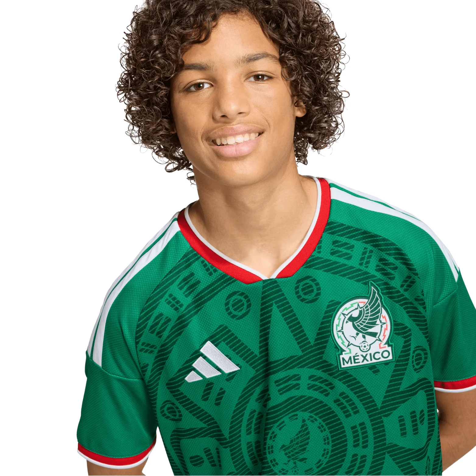 adidas Youth E. Alvarez Mexico 2026 Home World Cup Jersey (Bold Green) - Image 5