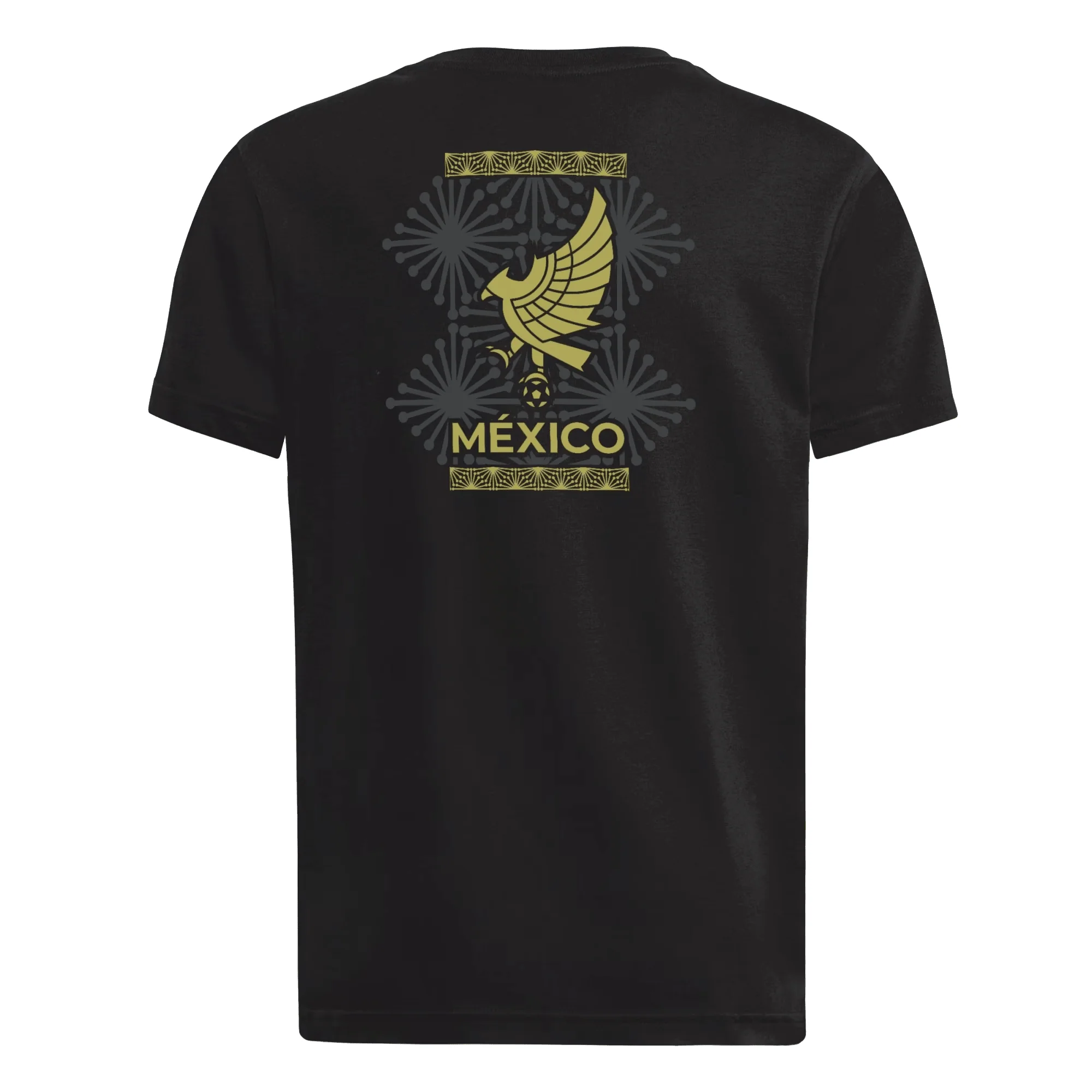 adidas Youth Mexico Fresh Logo T-Shirt 25/26 (Black/Gold) - Image 2