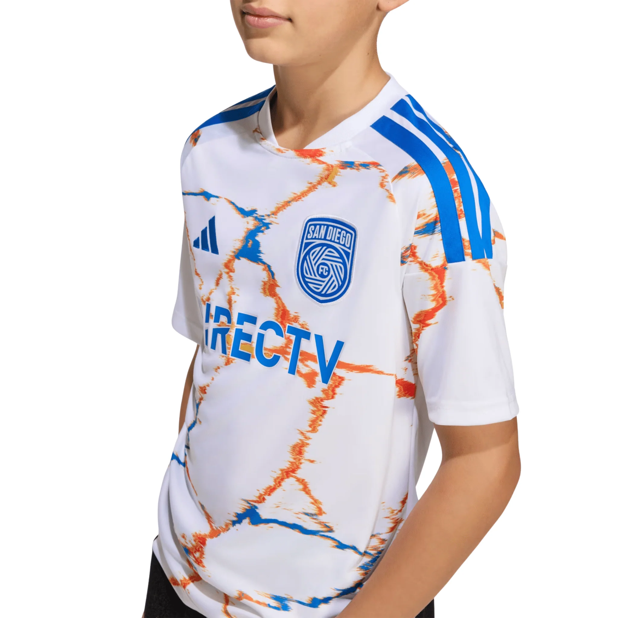 adidas Youth San Diego 26/27 Away Jersey (White) - Image 5