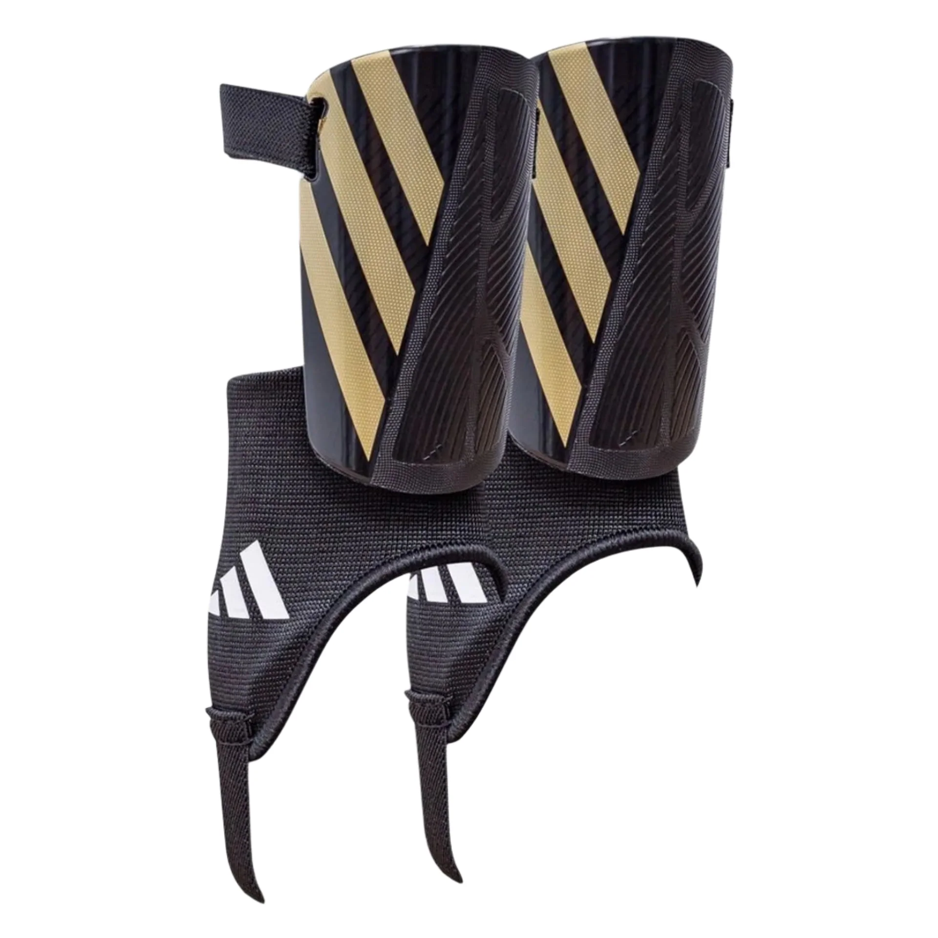 adidas Youth Tiro Match Shin Guard (Black/Gold Metallic/White) - Image 2