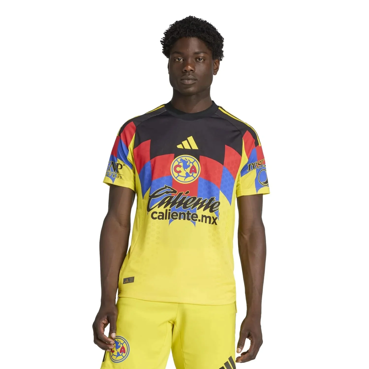 adidas A. Cervantes Men's Club America 25/26 Authentic Home Jersey (Yellow) - Image 3