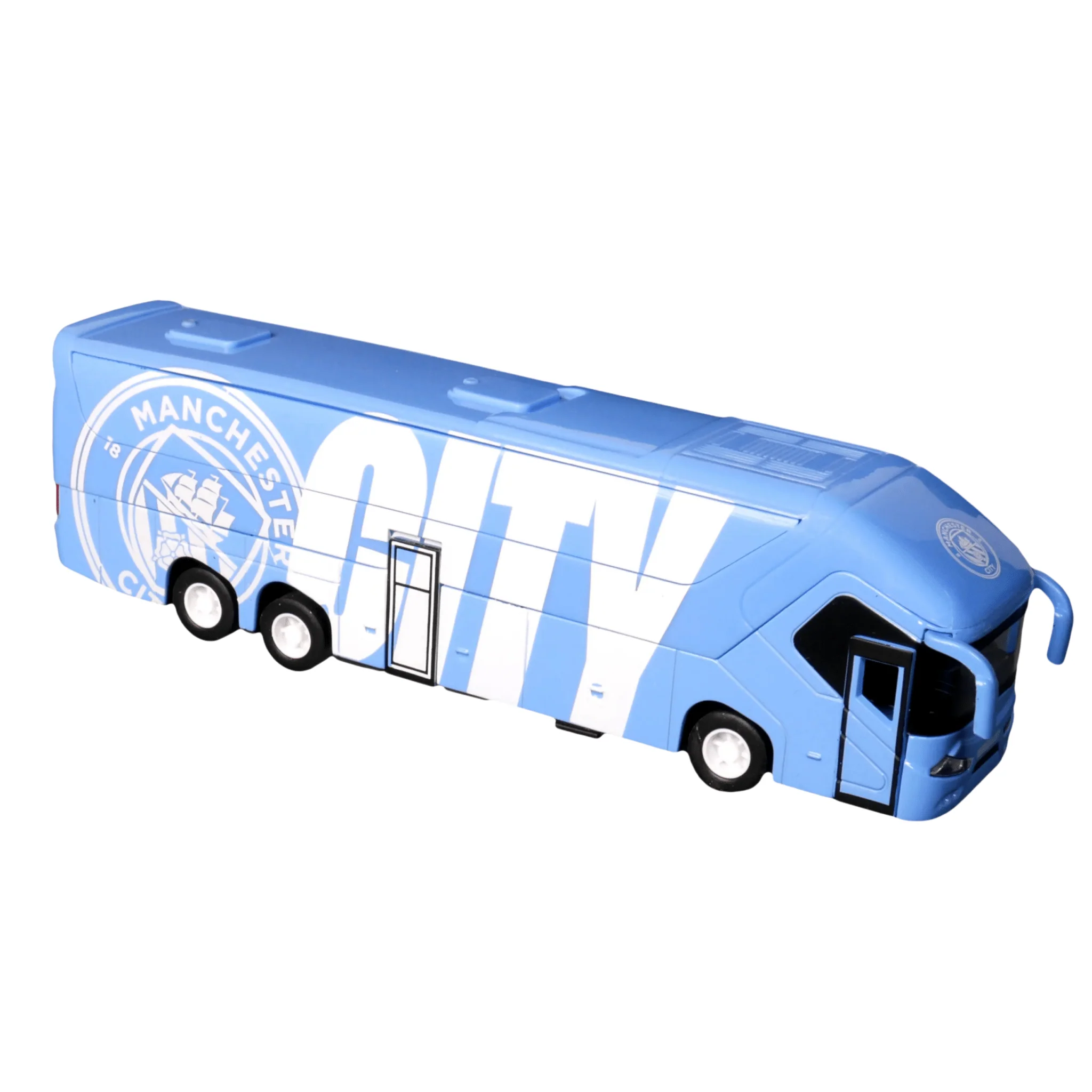 Banbo Toys Manchester City (2) Team Bus (Sky Blue) - Image 3