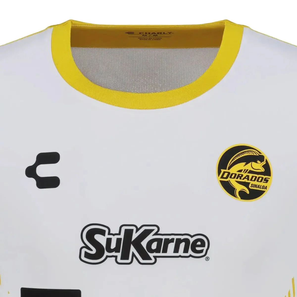 Charly Dorados 25/26 Away Jersey (White/Gold) - Image 3