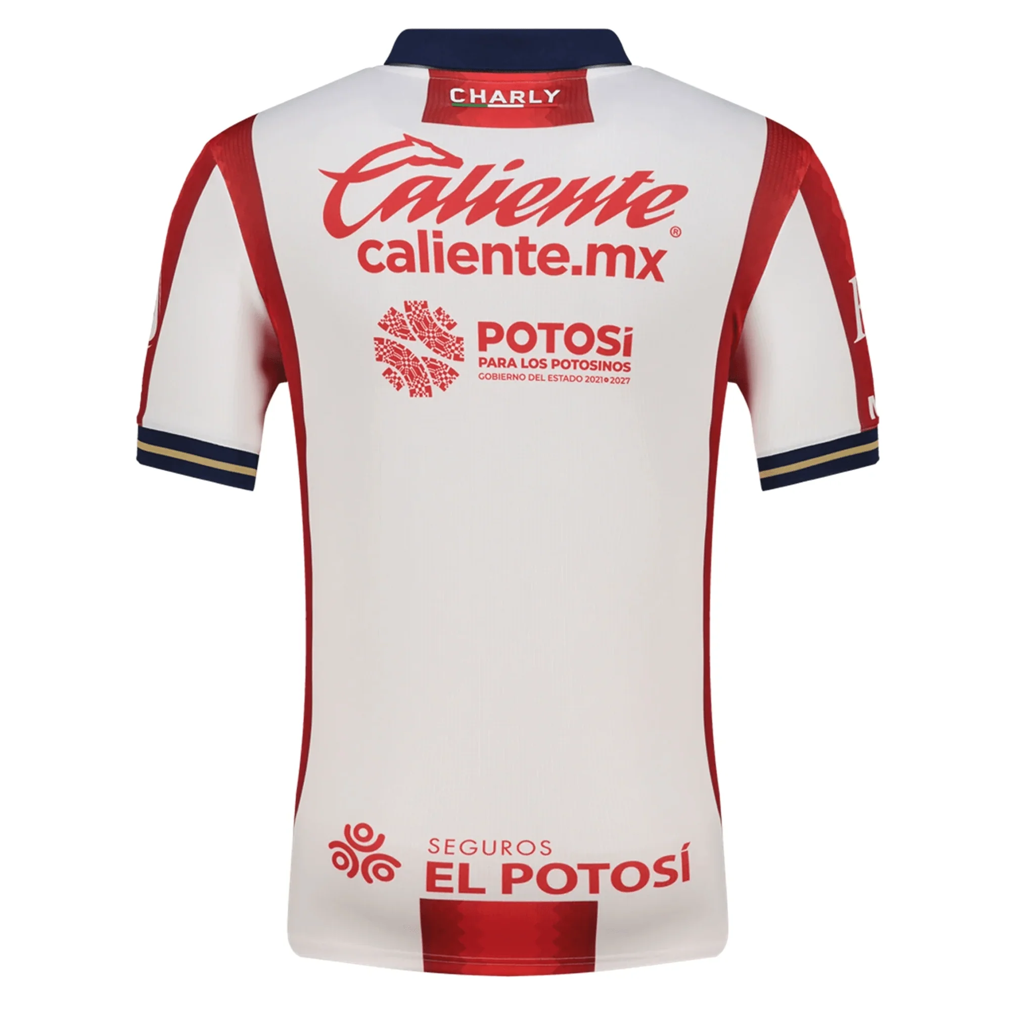 Charly Men's Atletico San Luis Home Jersey 25/26 (White/Red) - Image 2