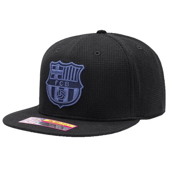 Fan Ink Barcelona Club Ink Snapback (Black/Blue) - Image 3