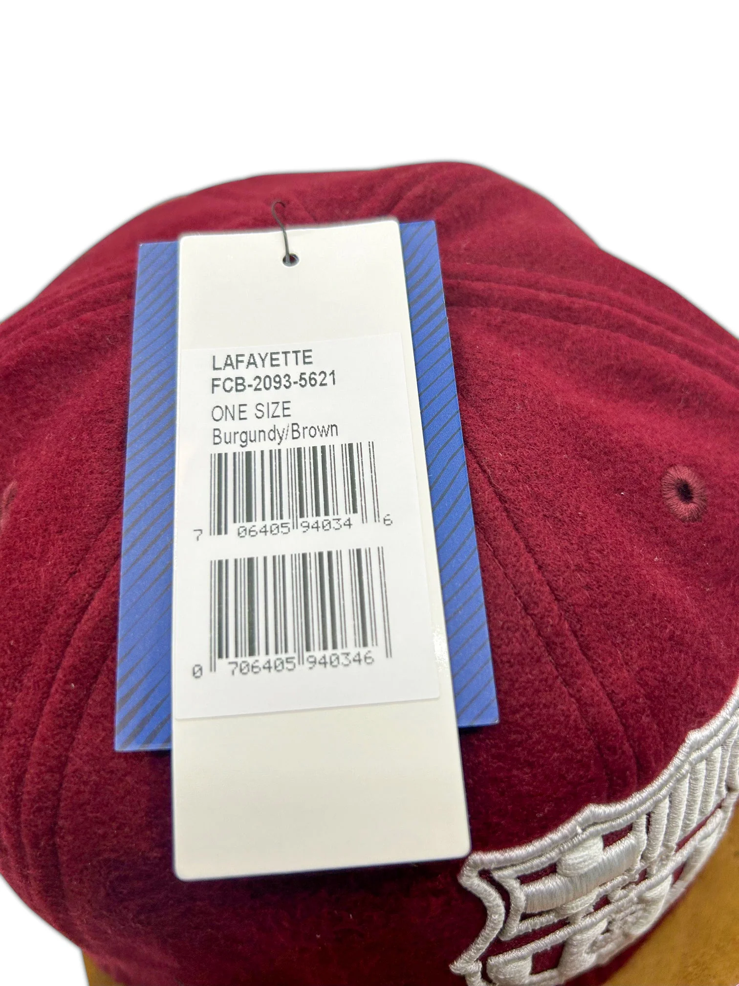 Fan Ink Barcelona Lafayette Snapback Hat (Burgundy) - Image 5