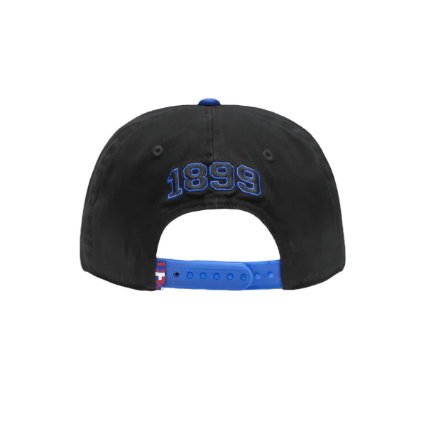 Fan Ink Barcelona Wander Snapback Adjustable Hat (Black/Blue) - Image 2