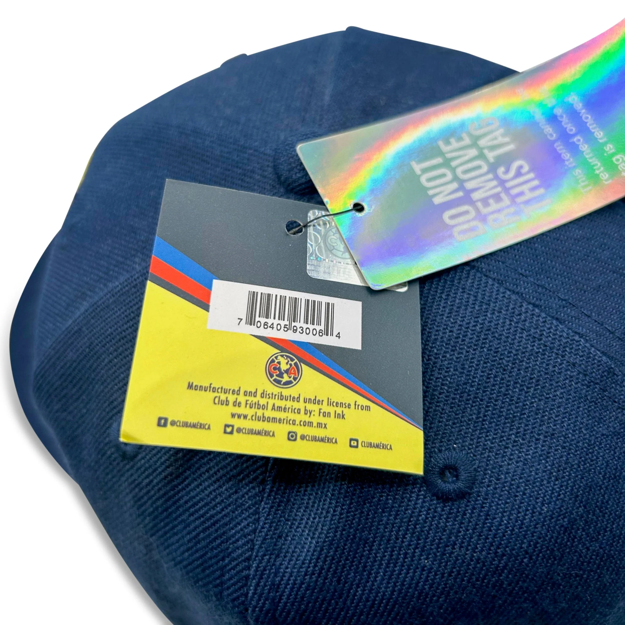 Fan Ink Club America 105 Years Snapback Hat (Navy) - Image 5