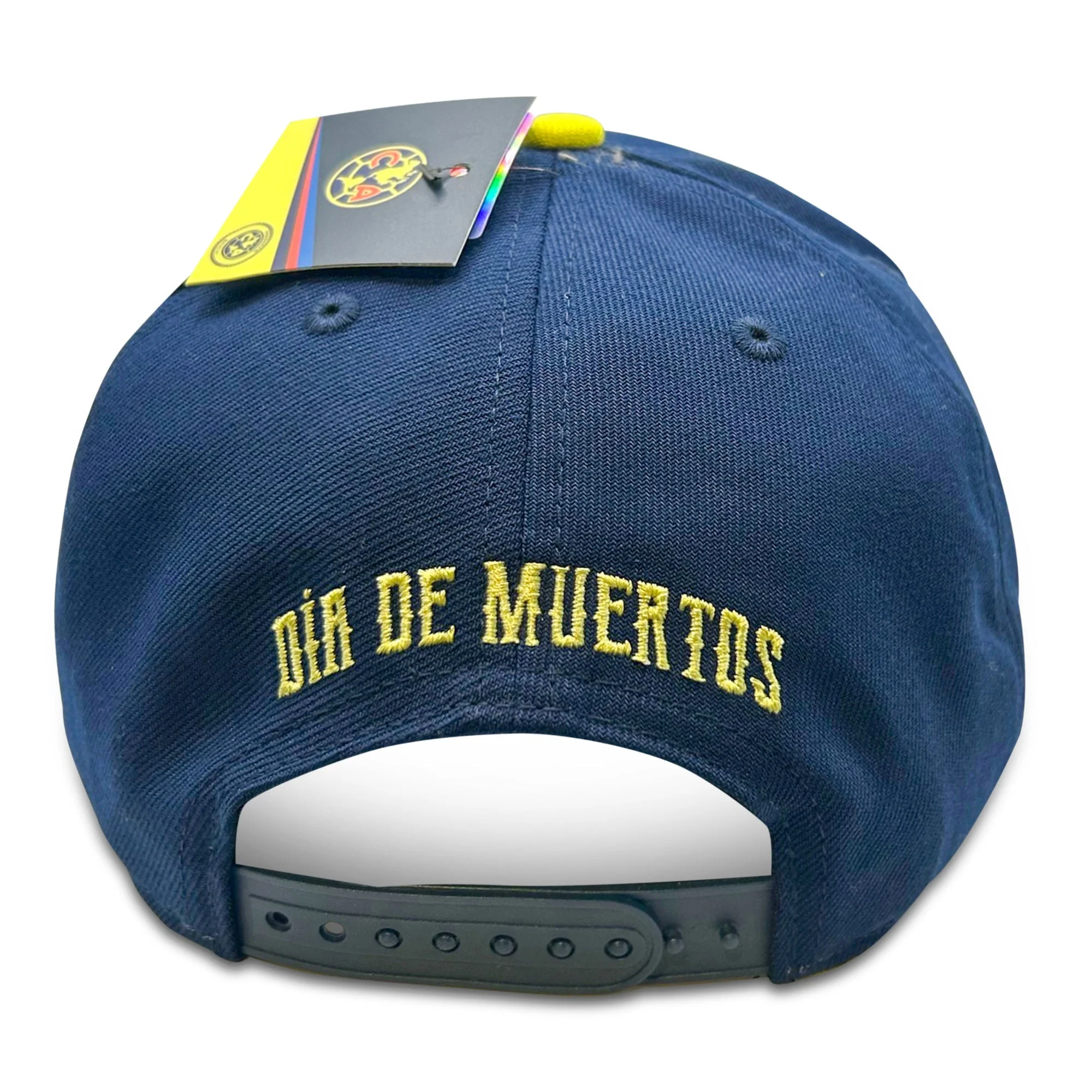 Fan Ink Club America Dia De Los Muertos Hat (Navy/Yellow) - Image 3
