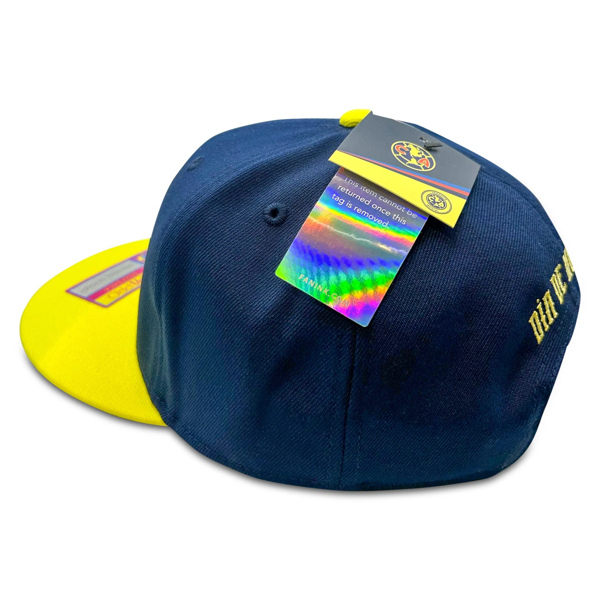 Fan Ink Club America Dia De Los Muertos Hat (Navy/Yellow) - Image 4
