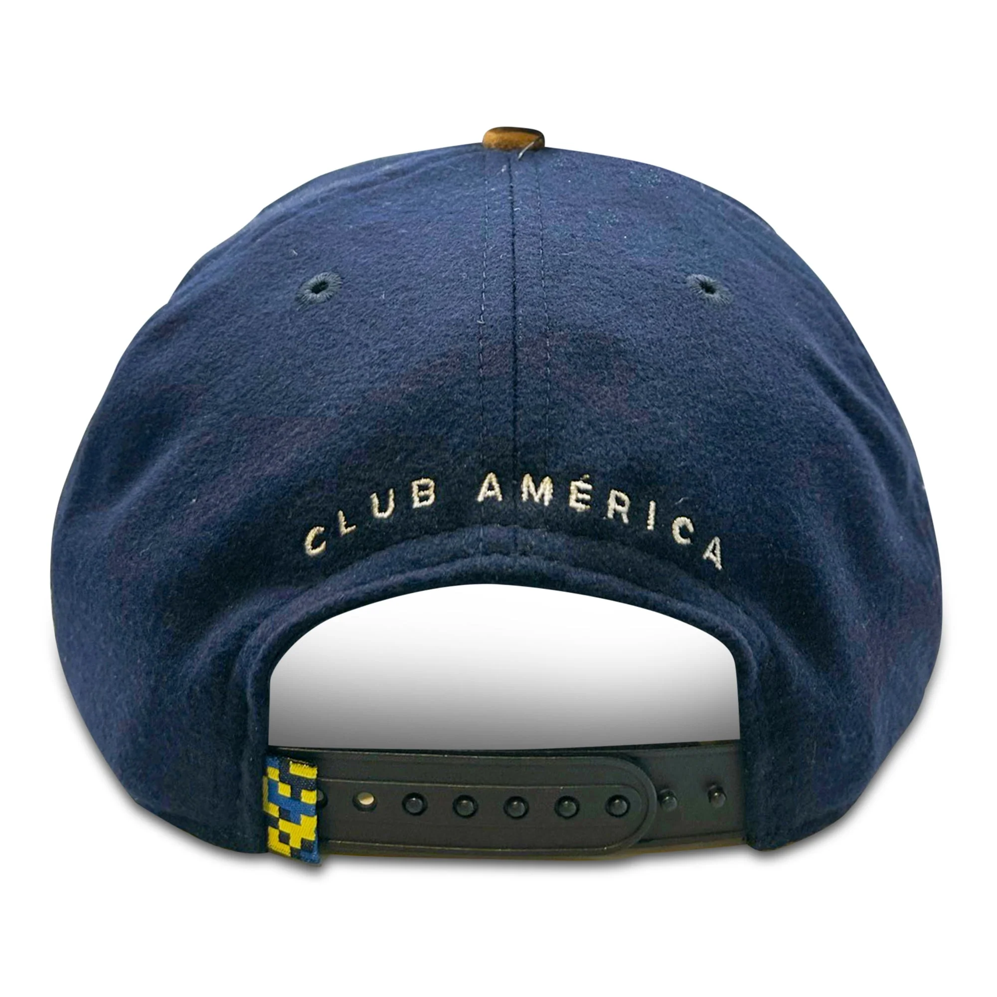 Fan Ink Club America Lafayette Snapback Hat (Navy/Brown) - Image 2