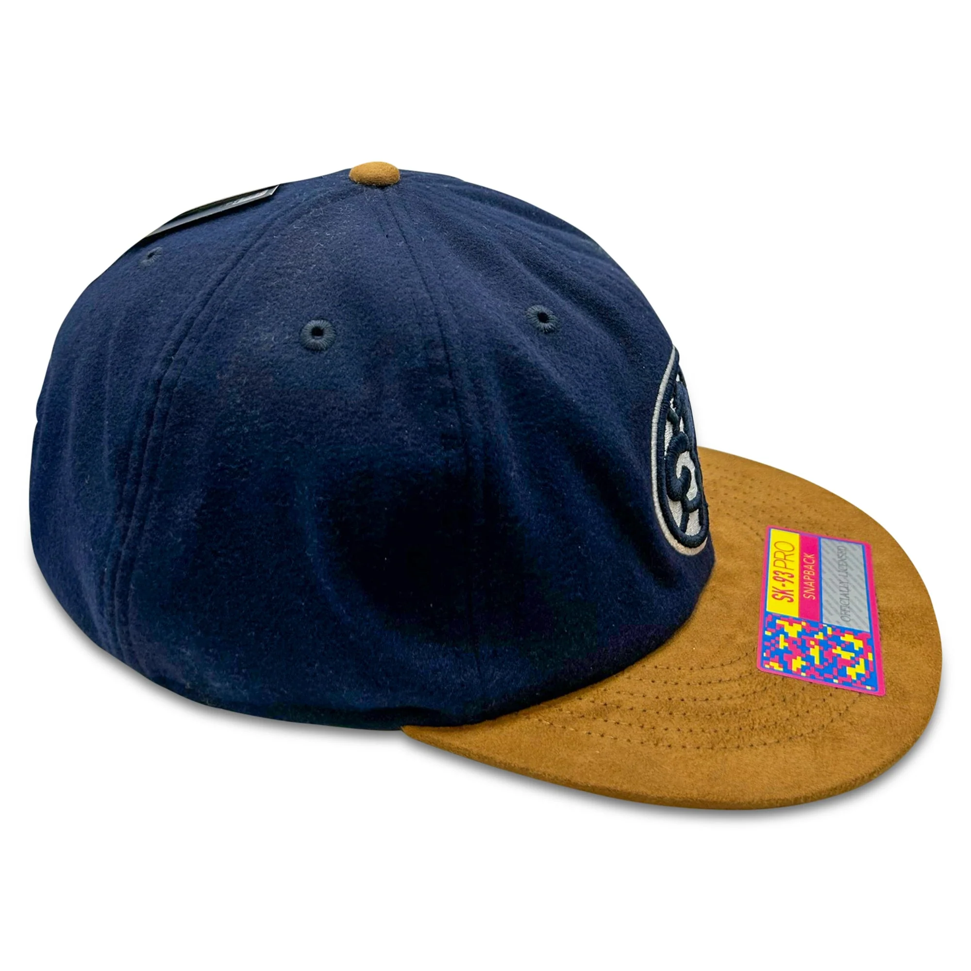 Fan Ink Club America Lafayette Snapback Hat (Navy/Brown) - Image 3
