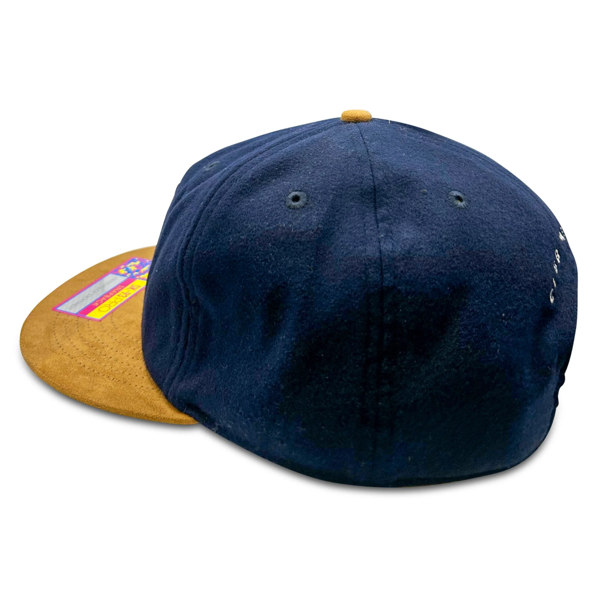 Fan Ink Club America Lafayette Snapback Hat (Navy/Brown) - Image 4