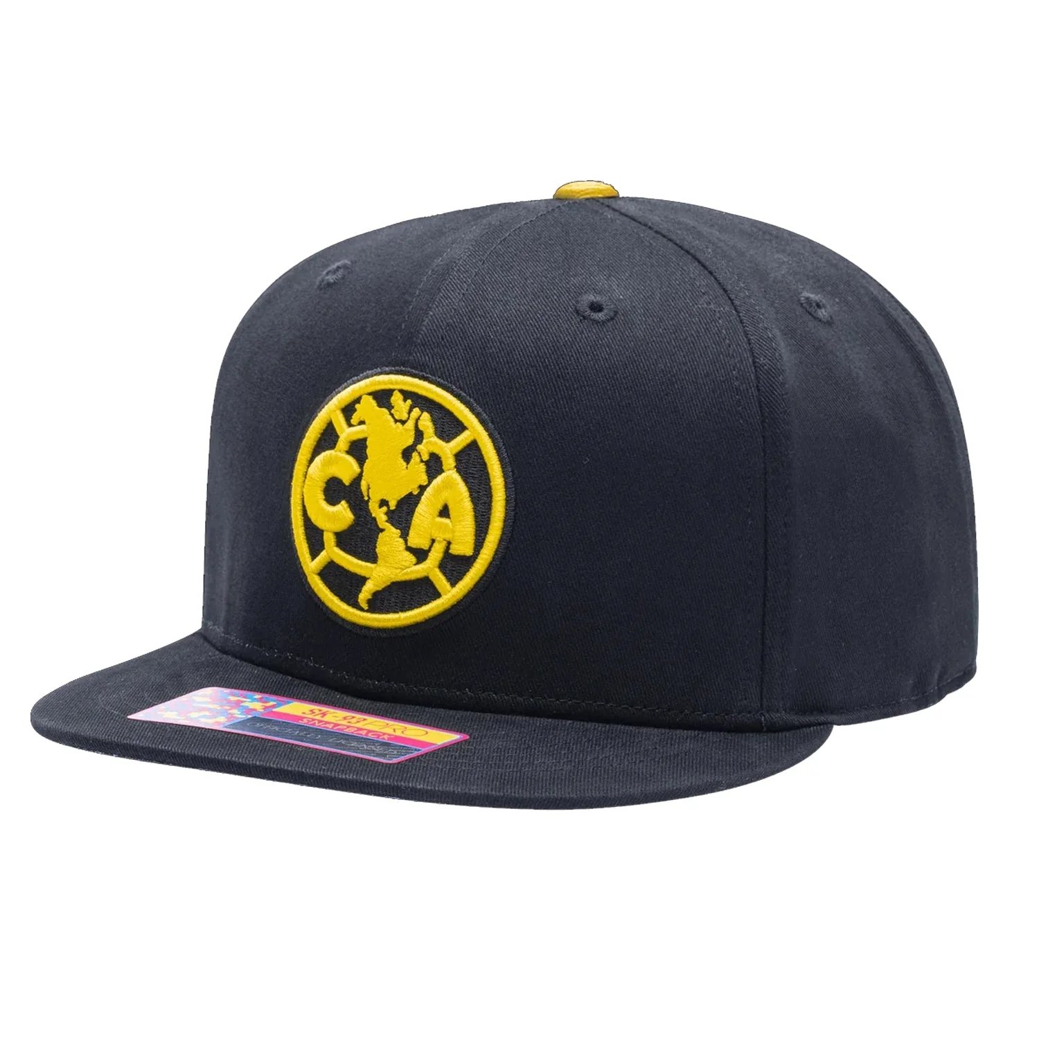 Fan Ink Club America Locale Snapback Hat (Black) - Image 2
