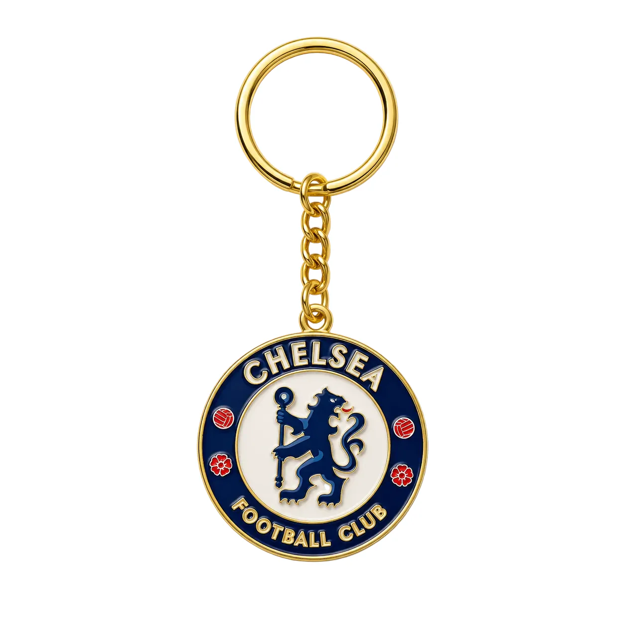 Chelsea FC Full Color Metal Keychain