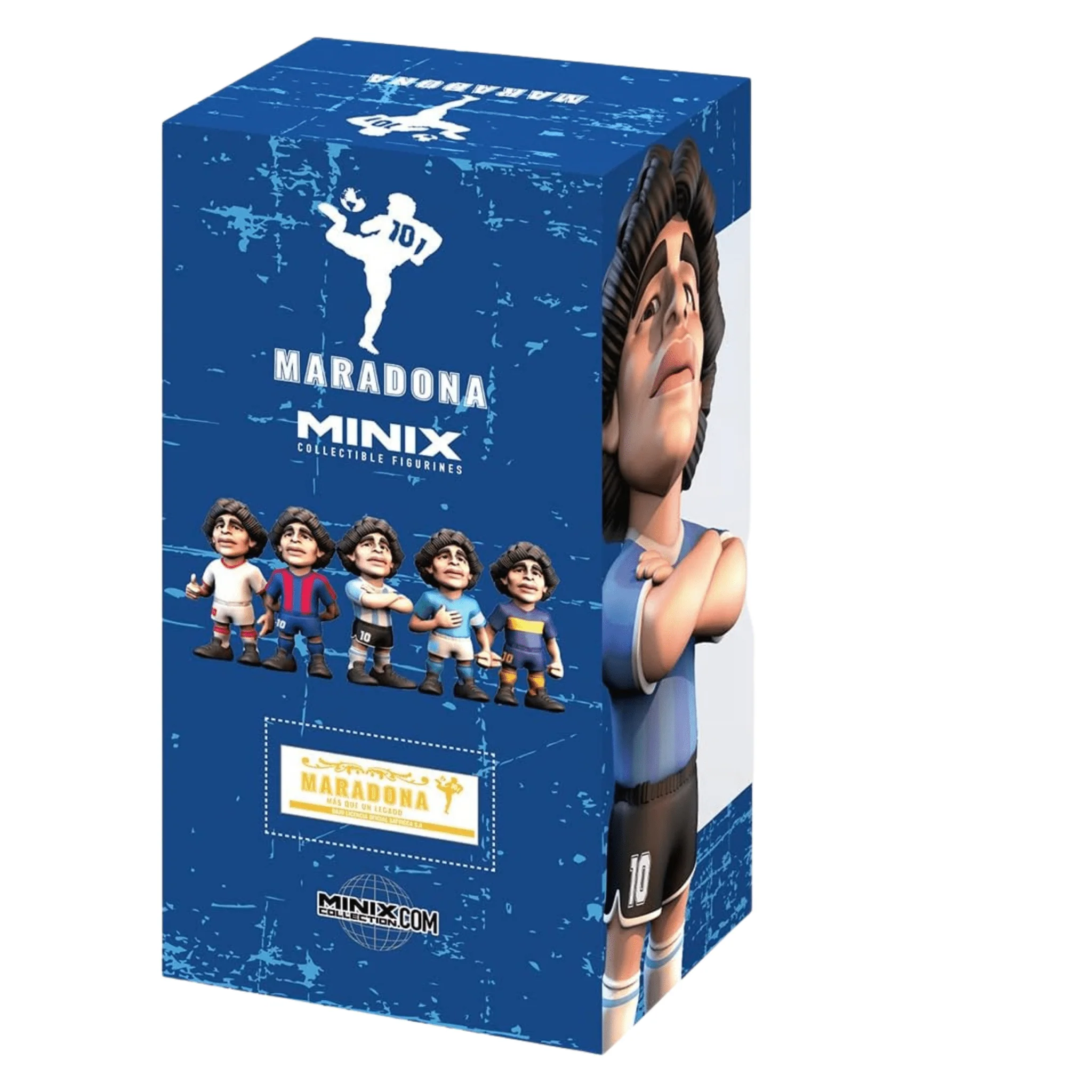 MINIX Argentina Diego Maradona Figure (White/Blue) - Image 3