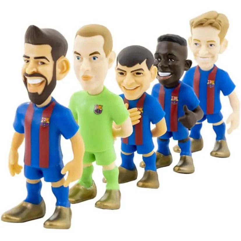 Minix FC Barcelona 5 Pack Figurines (Navy) - Image 5