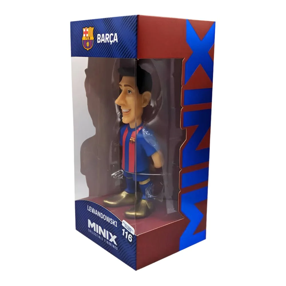 Minix FC Barcelona Lewandowski Figure (Navy/Maroon) - Image 6