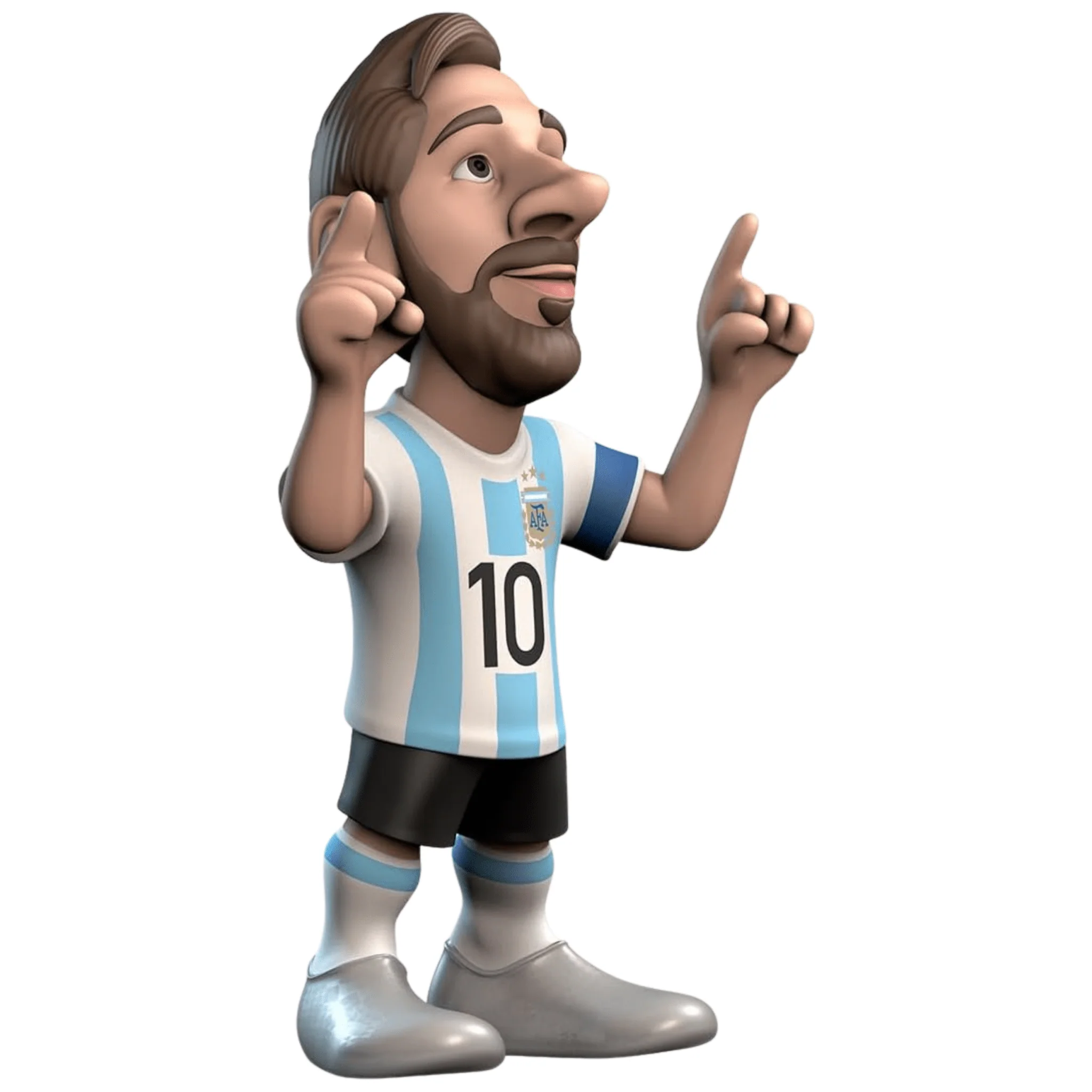 MINIX Messi Argentina Pointing to the Sky Figure (White/Blue) - Image 2