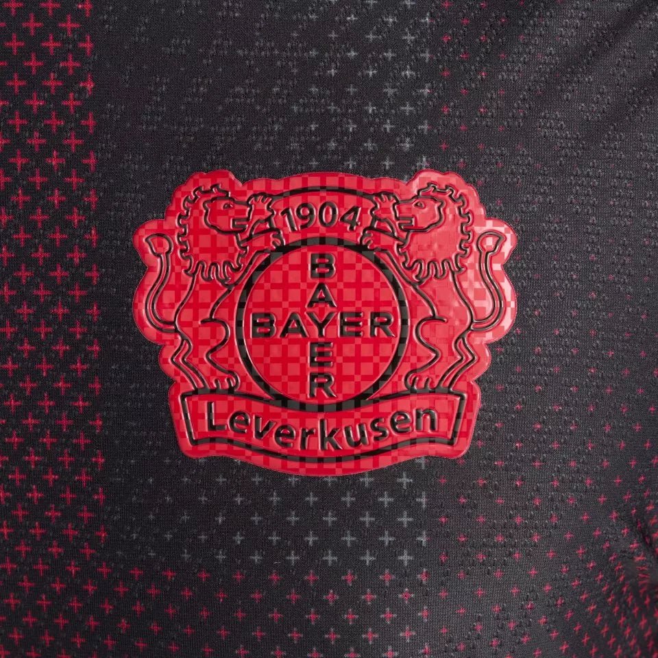 New Balance Men's Bayer Leverkusen 25/26 Authentic Elite Home Jersey (Black/Red) - Image 5