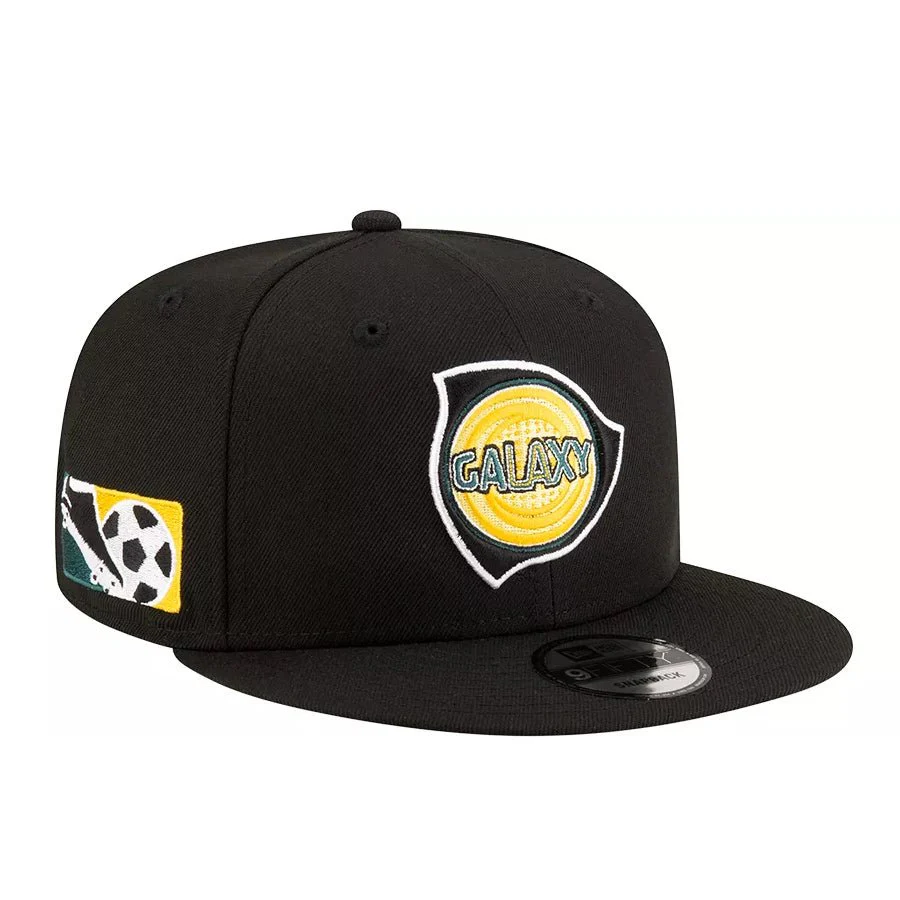 New Era Los Angeles LA Galaxy 9Fifty Third Jersey Hook Third Adjustable Hat (Black) - Image 2