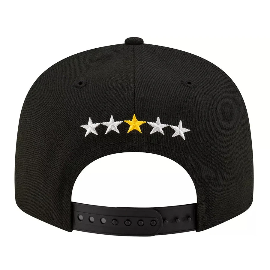 New Era Los Angeles LA Galaxy 9Fifty Third Jersey Hook Third Adjustable Hat (Black) - Image 3